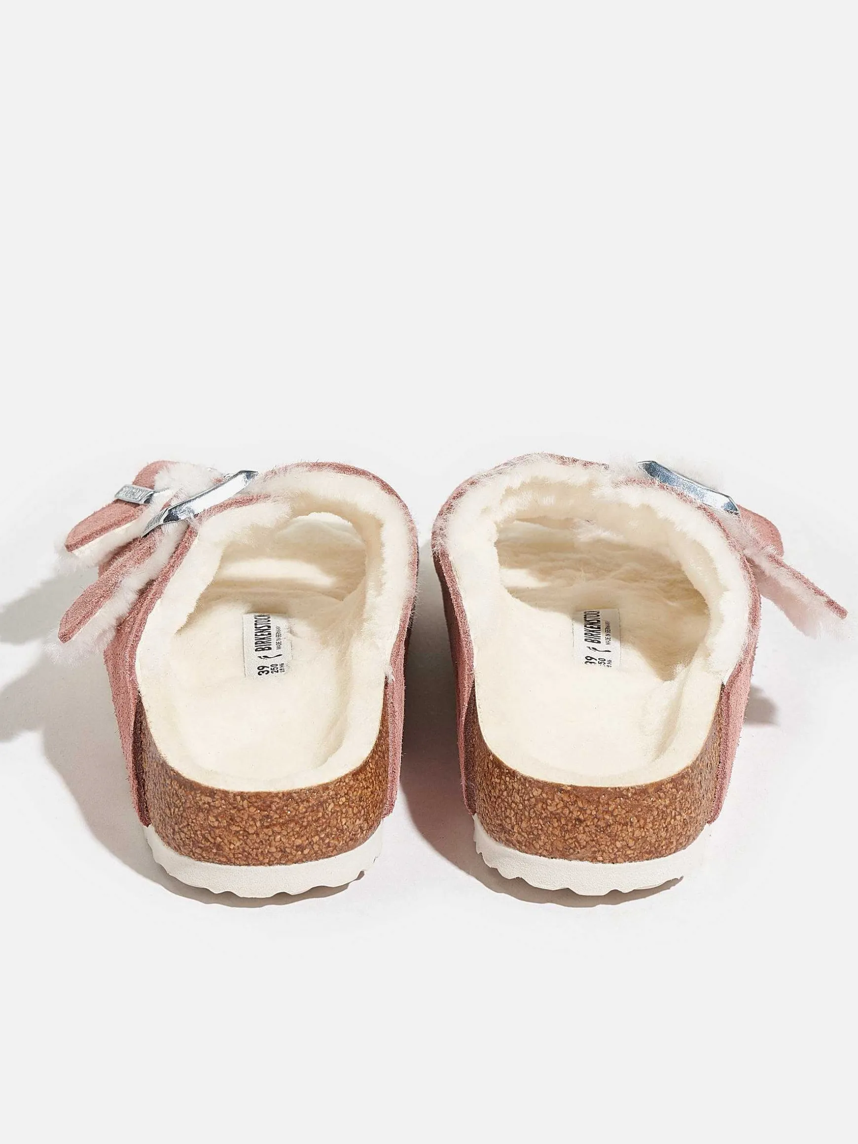 Birkenstock | Arizona Shearling Suede Slippers For Women