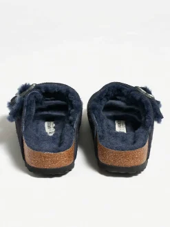 Birkenstock | Arizona Shearling Suede Slippers
