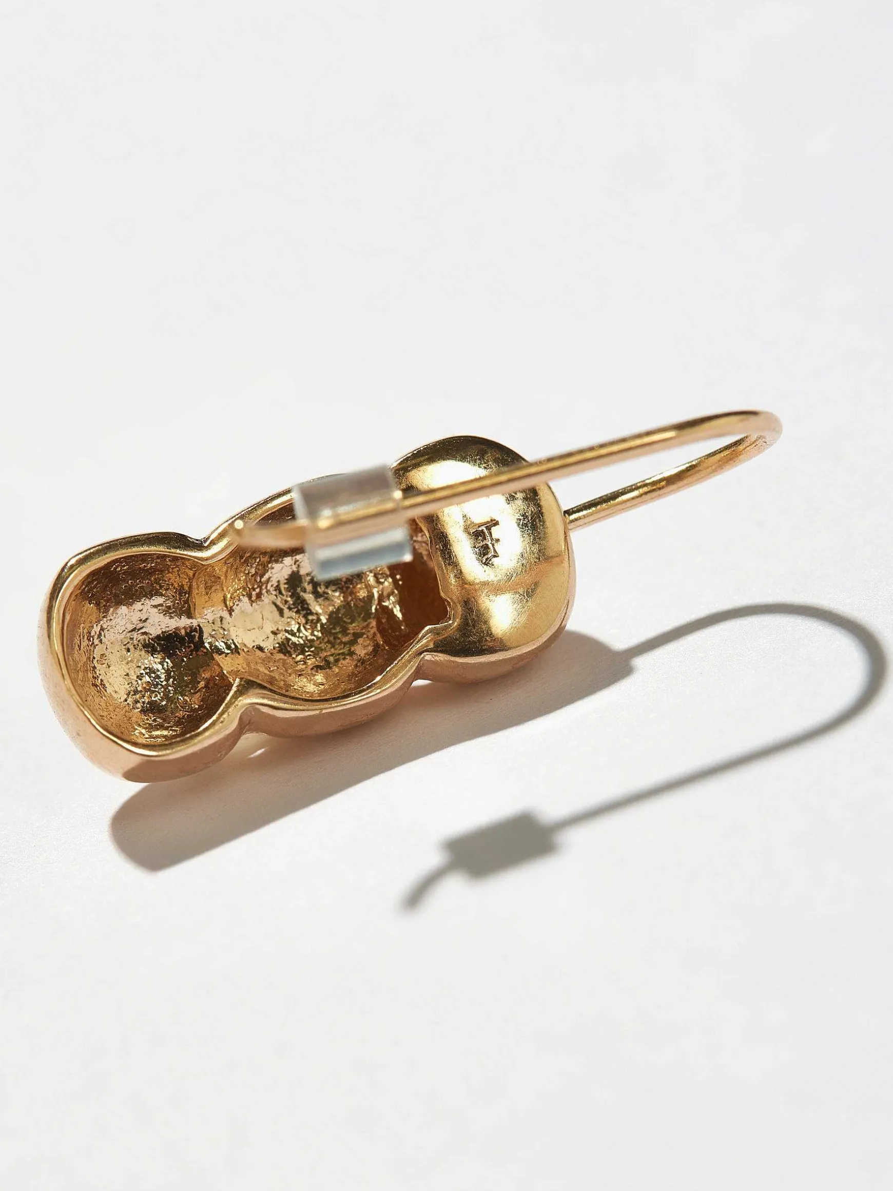 Helena Rohner | Short & Curvy Plated Brass Earrings